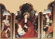 BENSON, Ambrosius Virgin with the Pear fdf oil on canvas
